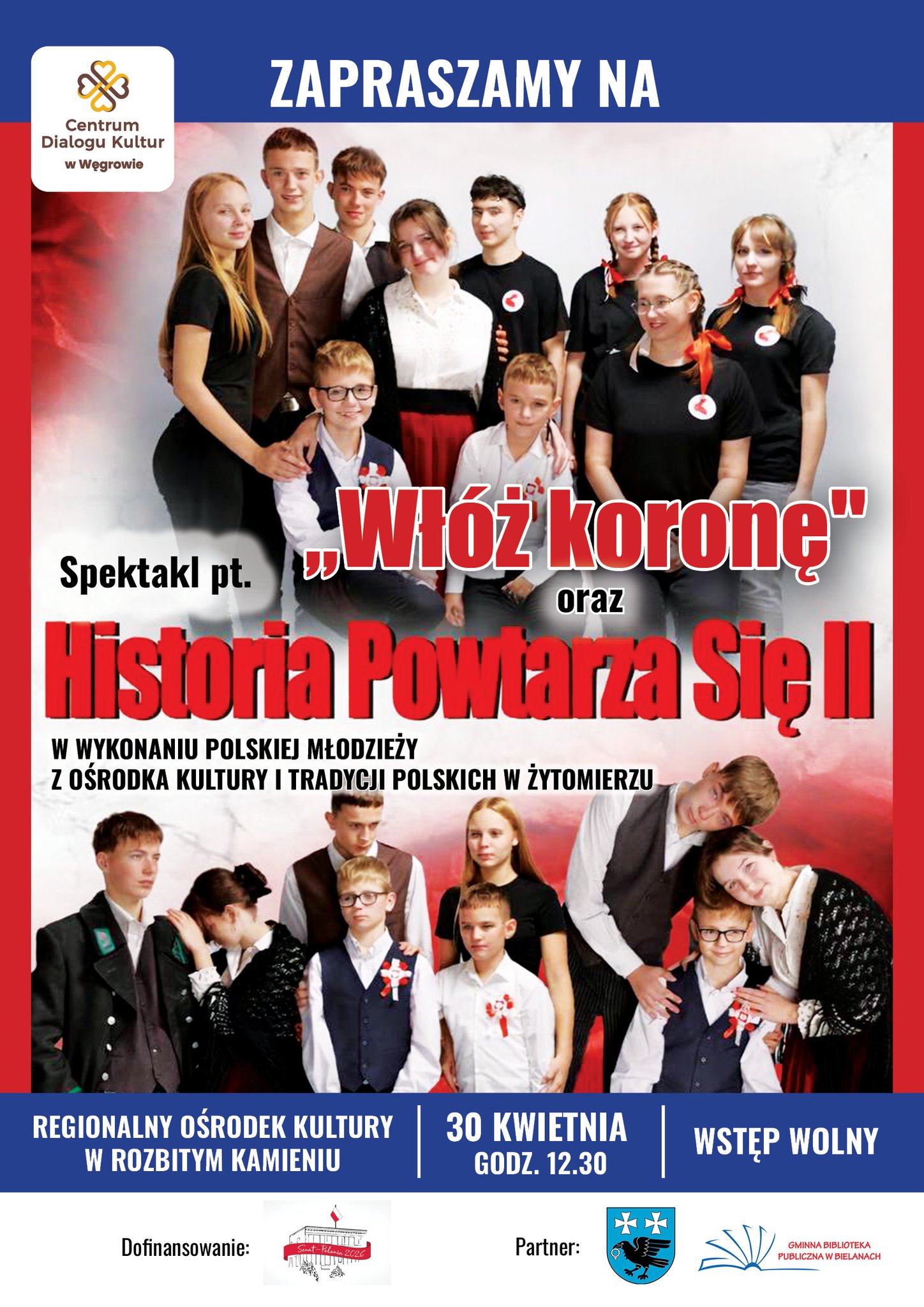 Występ polskiej młodzieży z Żytomierza w Rozbitym Kamieniu